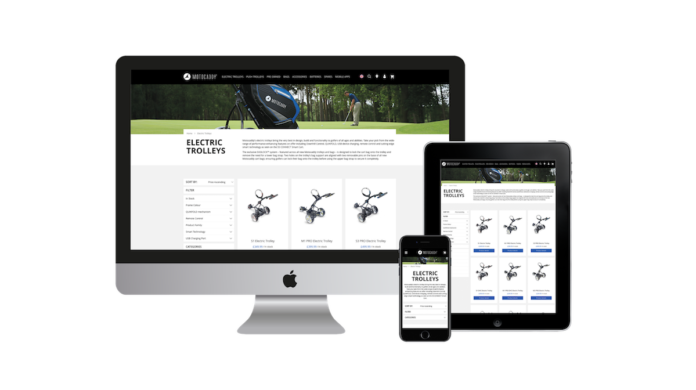 Motocaddy Website Launch