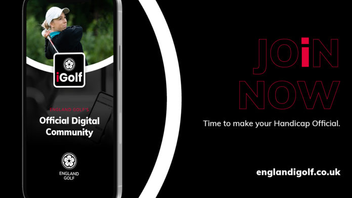 England Golf unveils iGolf to give non-club golfers an official WHS handicap index