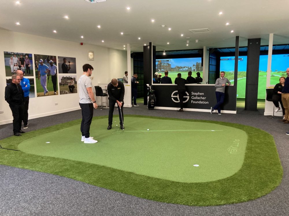 HUXLEY GOLF PARTNERS WITH STEPHEN GALLACHER FOUNDATION ON NEW FACILITY FOR JUNIORS Golf Retailing