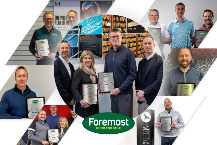 Foremost Golf Supplier Awards 2022