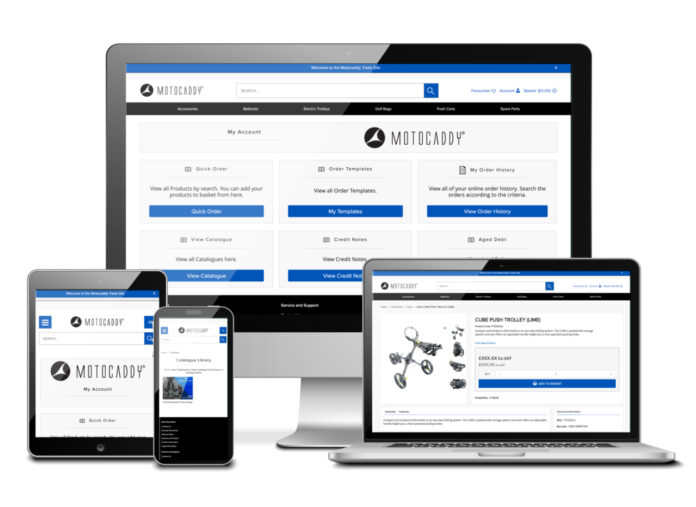 Motocaddy B2B Site Launch