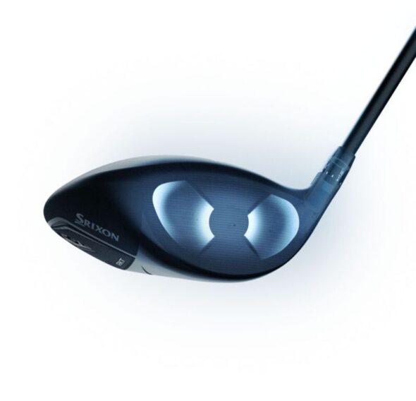 Srixon ZXi RKT driver face graphic illustrating the club’s i-FLEX face structure.